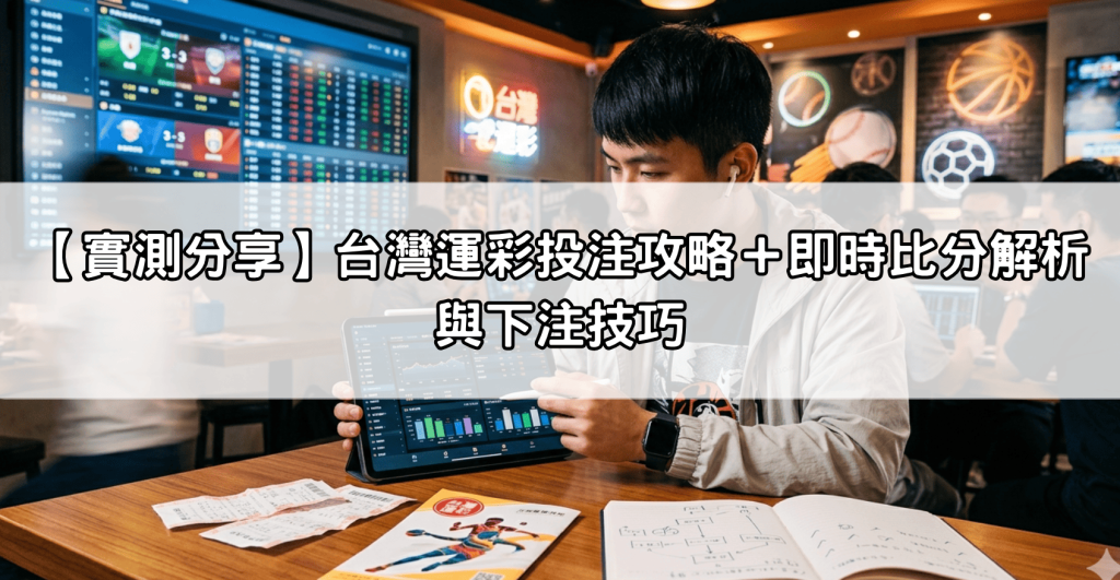 【實測分享】台灣運彩投注攻略＋即時比分解析與下注技巧